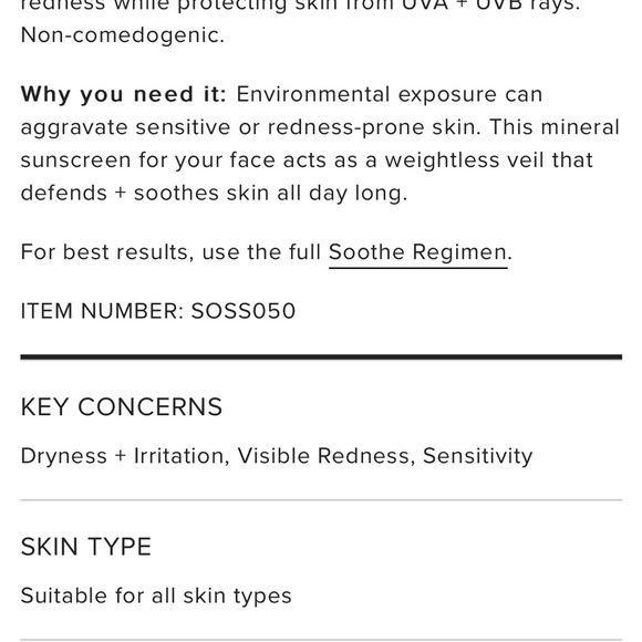 Rodan FieldsSoothe Daily Mineral Sunscreen/new in box / exp 12/2026 - Picture 9 of 10